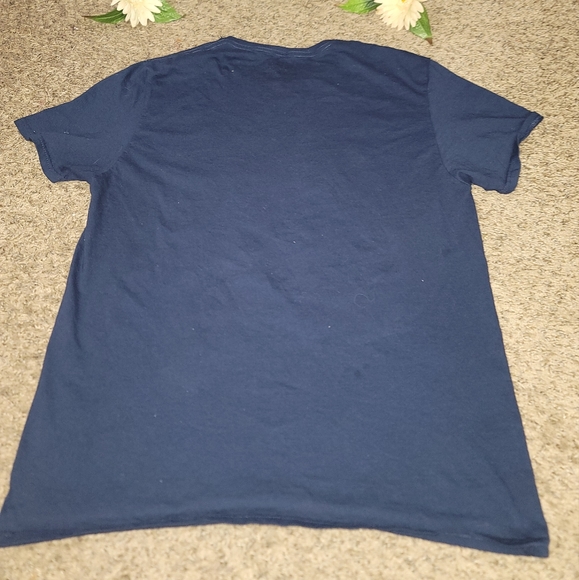 Super Mario Shirt color blue Navy good condition - Picture 3 of 4